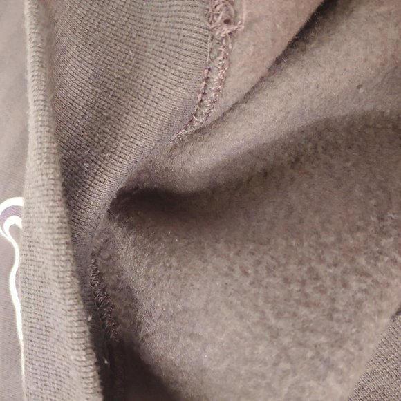 Vintage Mens XL 90s Ray Ban Sweatshirt Striped Purple HL Miller Crew Neck - Picture 8 of 8